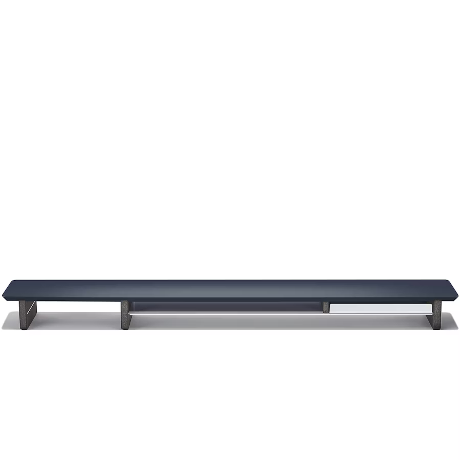 Matte Black Desk Shelf | Modular Ergonomic Monitor Riser & Organizer