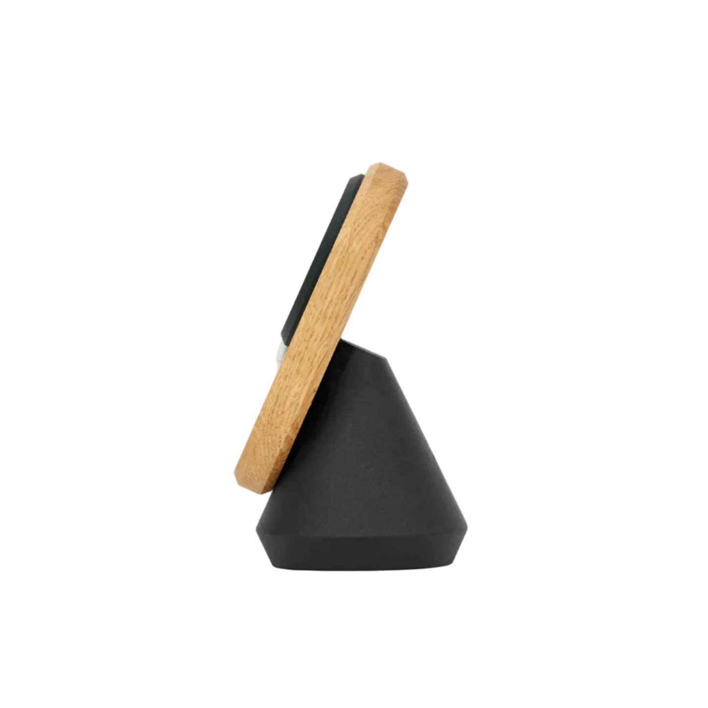 MagSafe iPhone Stand | Solid Oak & Stee