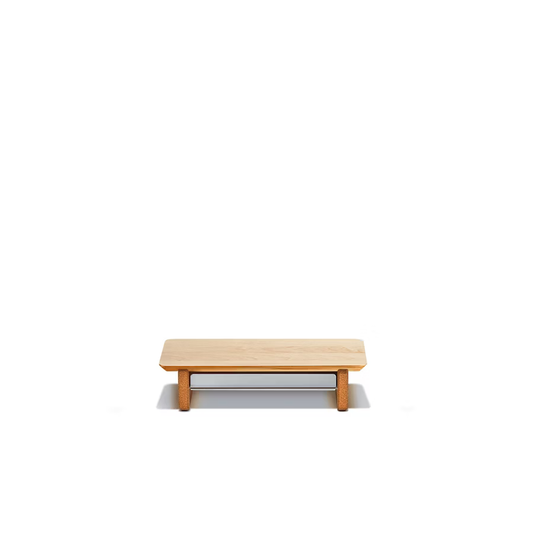 Solid Maple Desk Shelf | Modular Ergonomic Monitor Riser
