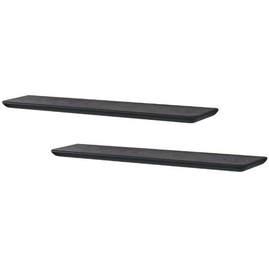 Floating Shelf Bundle | Solid Black Walnut Minimalist Wall Storage
