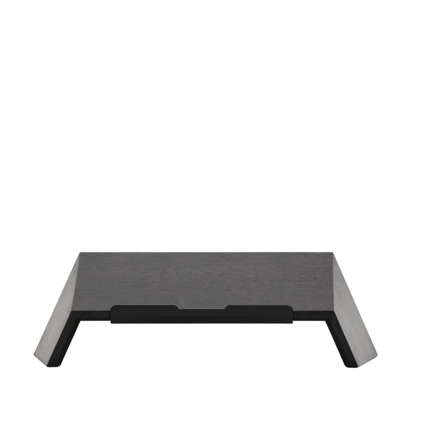 Solid Black Walnut Laptop Stand | Handcrafted Ergonomic Riser (Medium/Large)