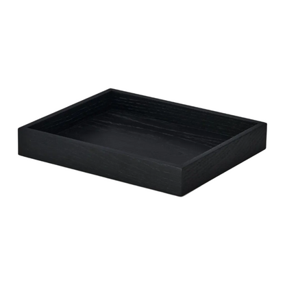 Valet Tray | Solid Black Walnut Organizational Caddy