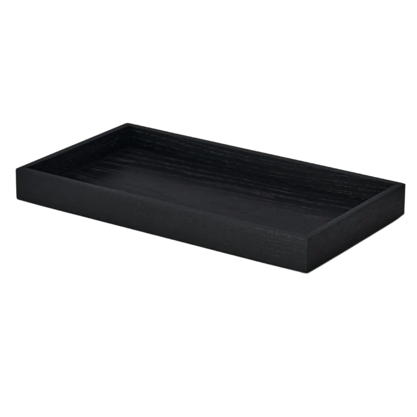 Valet Tray | Solid Black Walnut Organizational Caddy