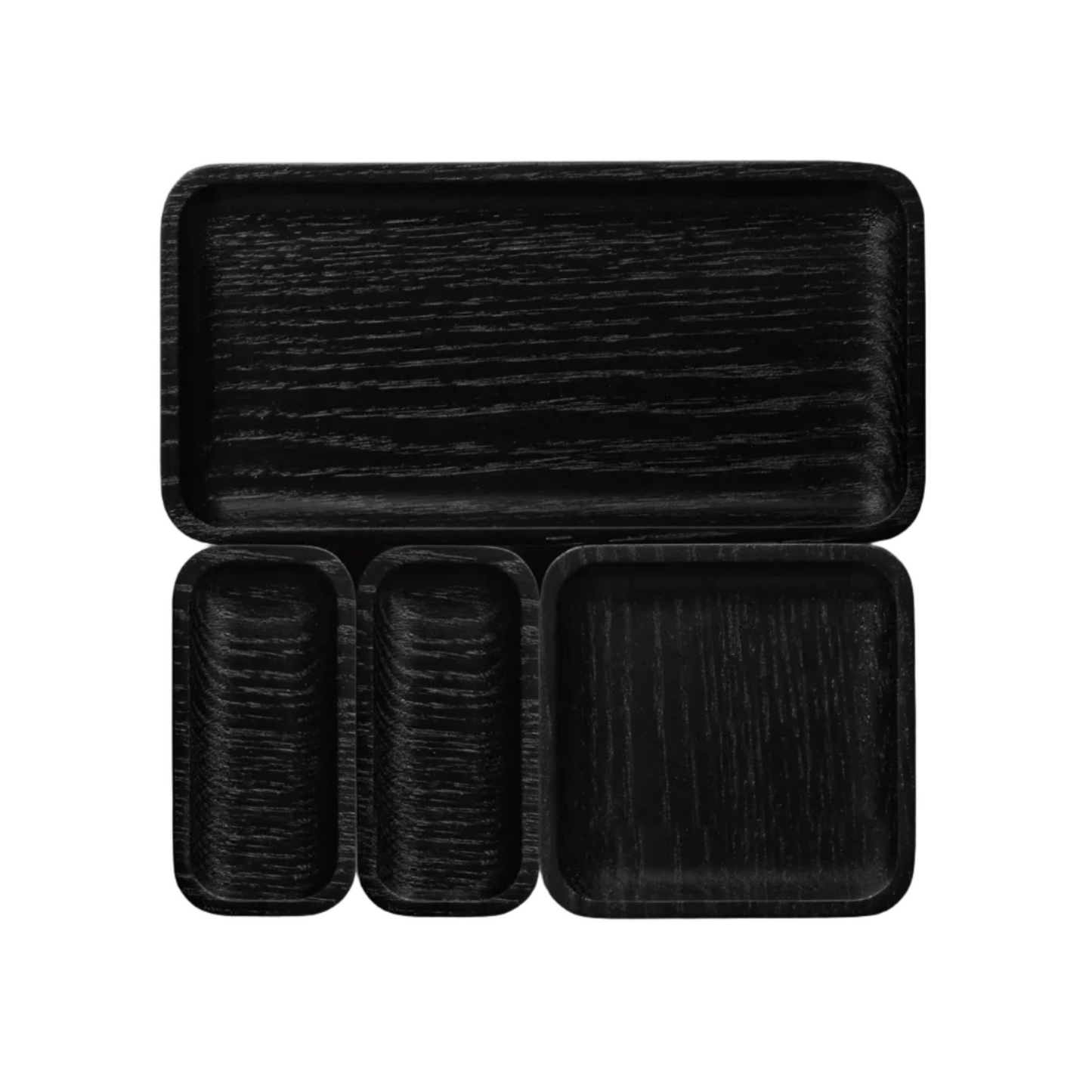 Catchall Tray Mini | Solid Black Walnut Desktop Organizer