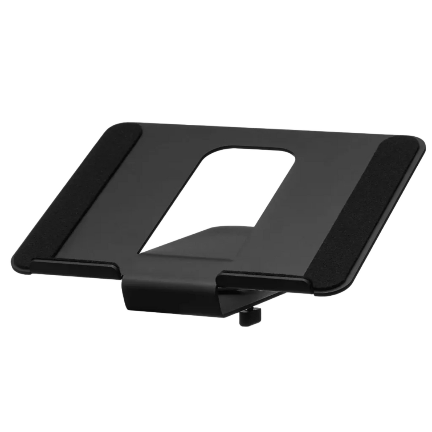 Desk Shelf Laptop Mount | Minimalist Space-Saving Riser (Medium/Large Black)