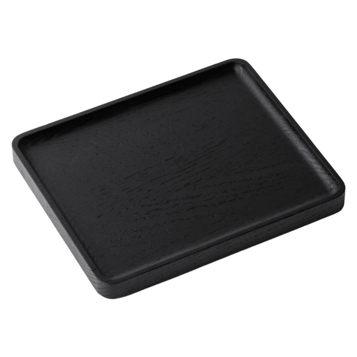 Wooden Catchall Tray | Solid Black Walnut Modular Organizer