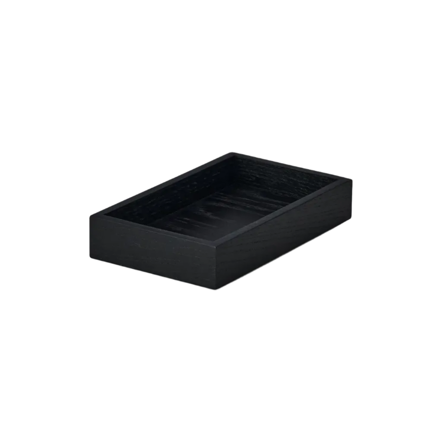 Valet Tray | Solid Black Walnut Organizational Caddy