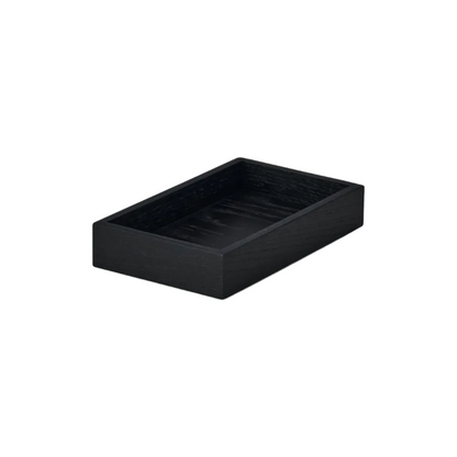 Valet Tray | Solid Black Walnut Organizational Caddy