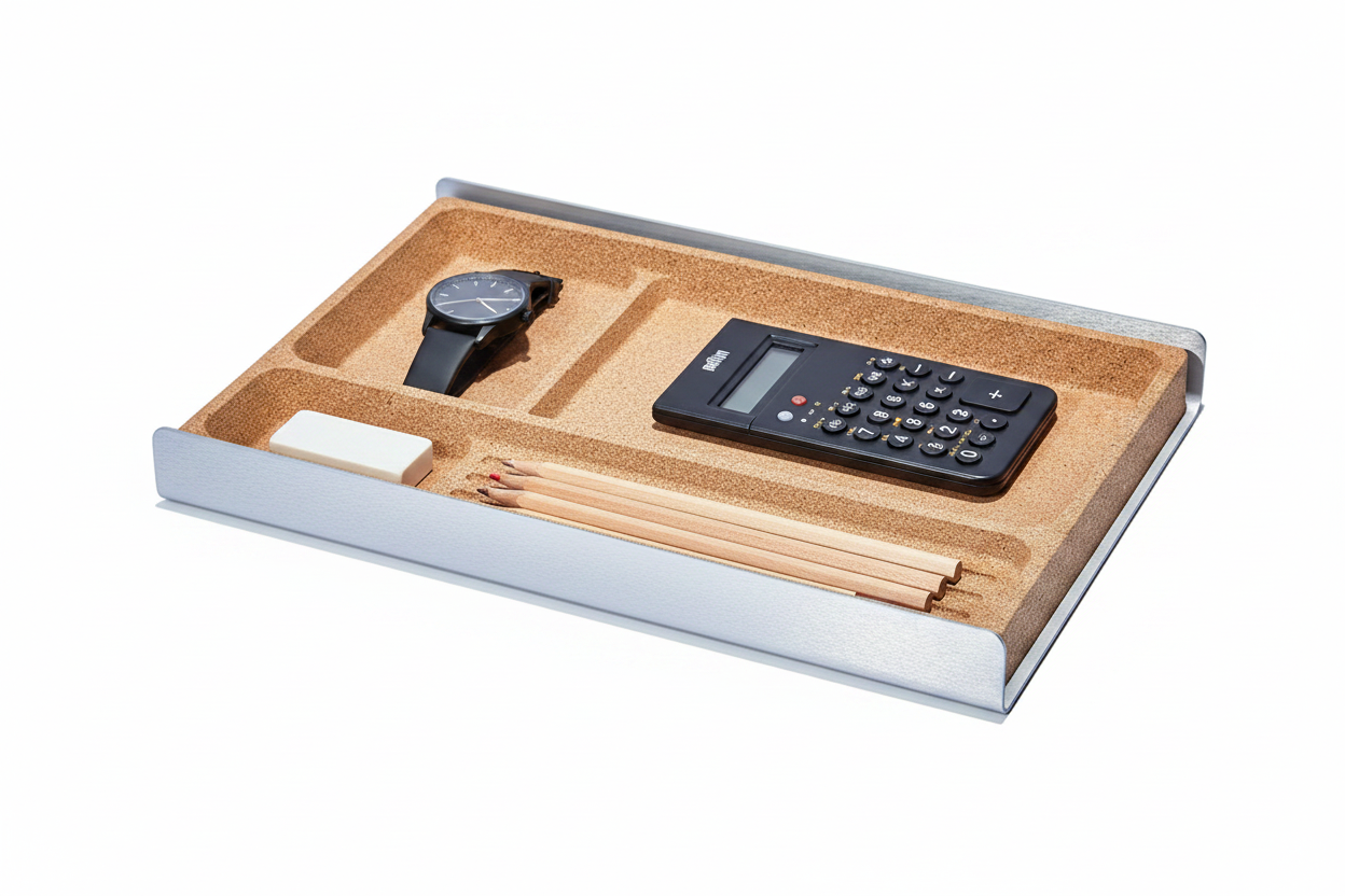 Desk Tray | Light / Natural Cork
