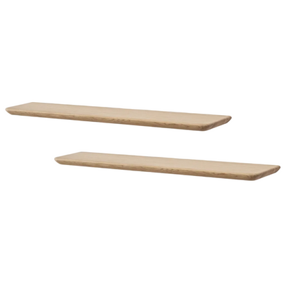 Floating Shelf Bundle | Solid Light Oak Minimalist Wall Storage