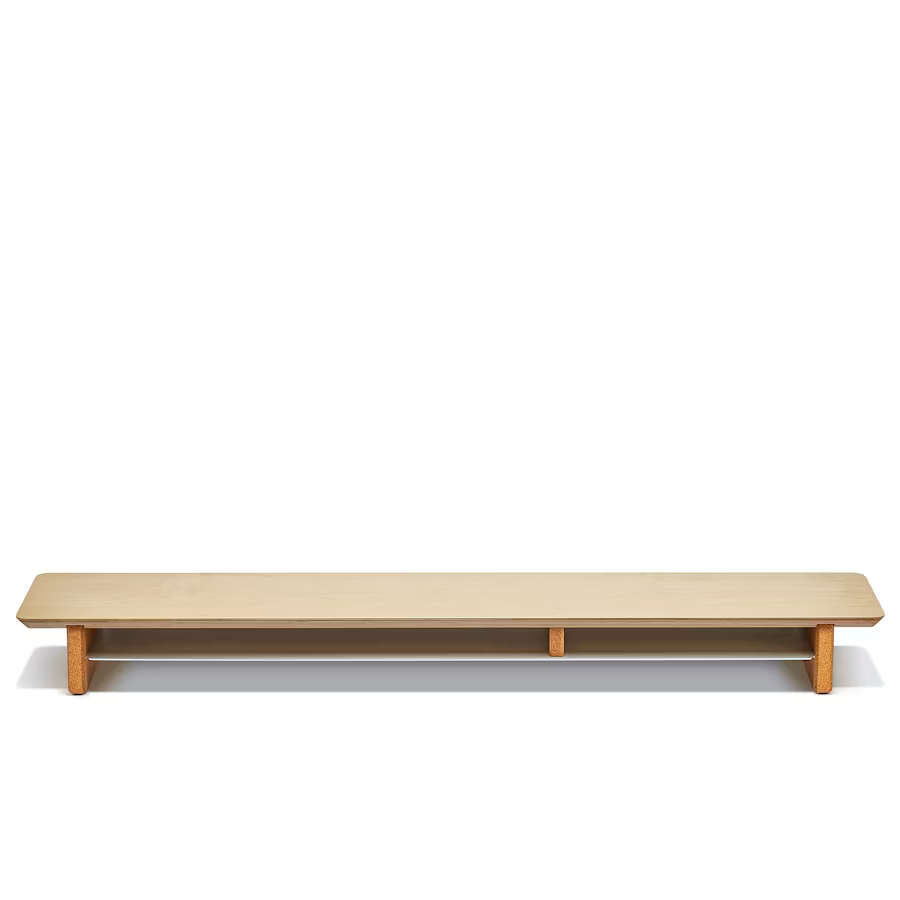 Maple Plywood Desk Shelf | Modular Ergonomic Monitor Riser