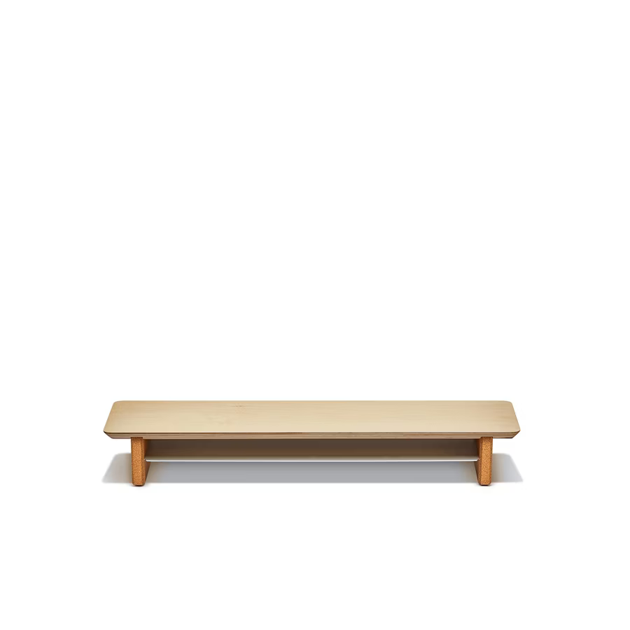 Maple Plywood Desk Shelf | Modular Ergonomic Monitor Riser