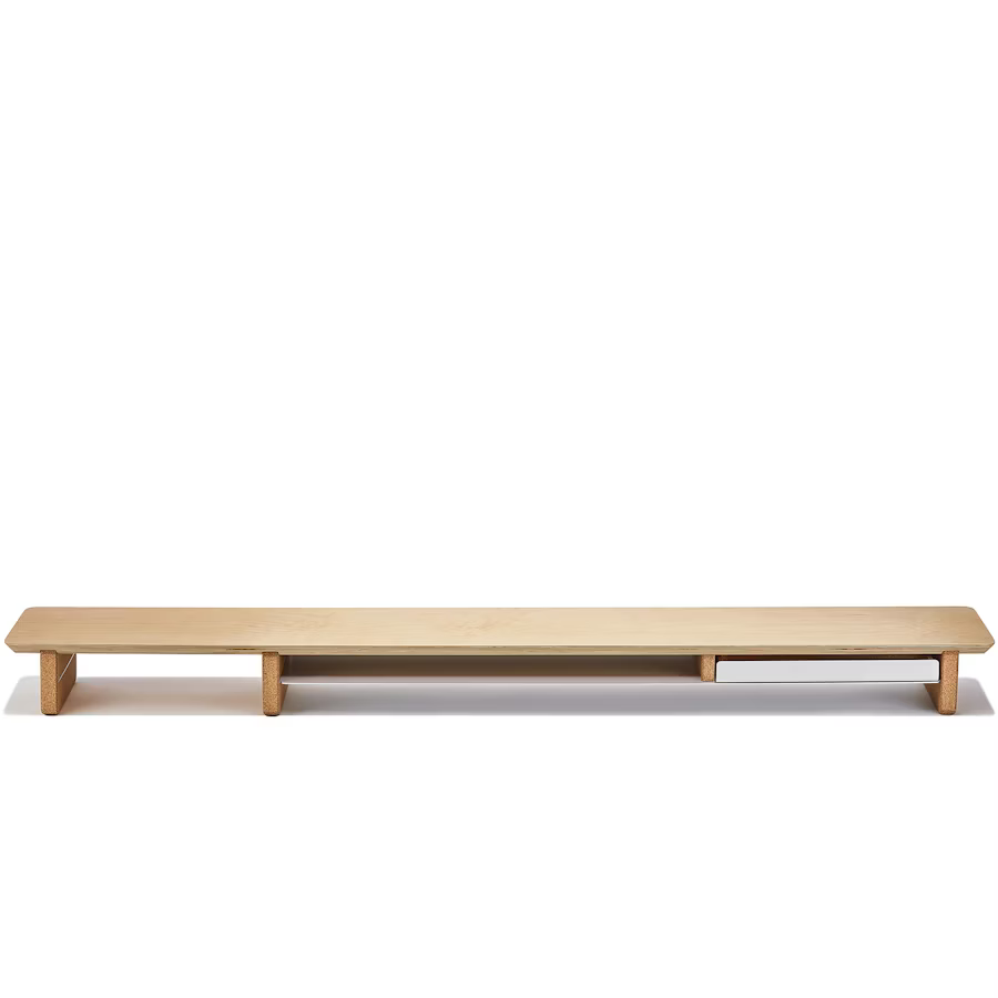Maple Plywood Desk Shelf | Modular Ergonomic Monitor Riser