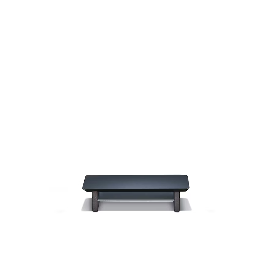 Matte Black Desk Shelf | Modular Ergonomic Monitor Riser & Organizer