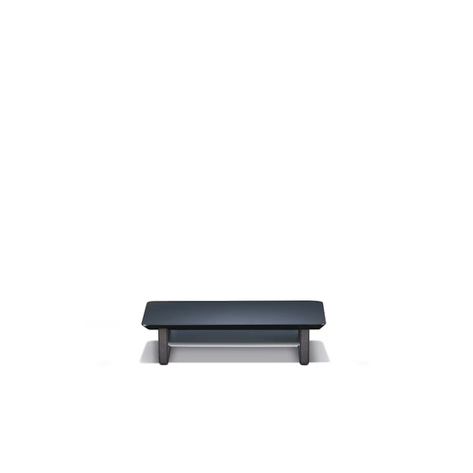 Matte Black Desk Shelf | Modular Ergonomic Monitor Riser & Organizer