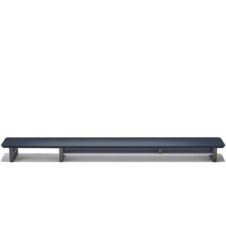 Matte Black Desk Shelf | Modular Ergonomic Monitor Riser & Organizer
