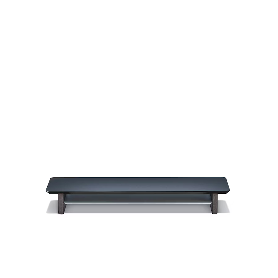 Matte Black Desk Shelf | Modular Ergonomic Monitor Riser & Organizer