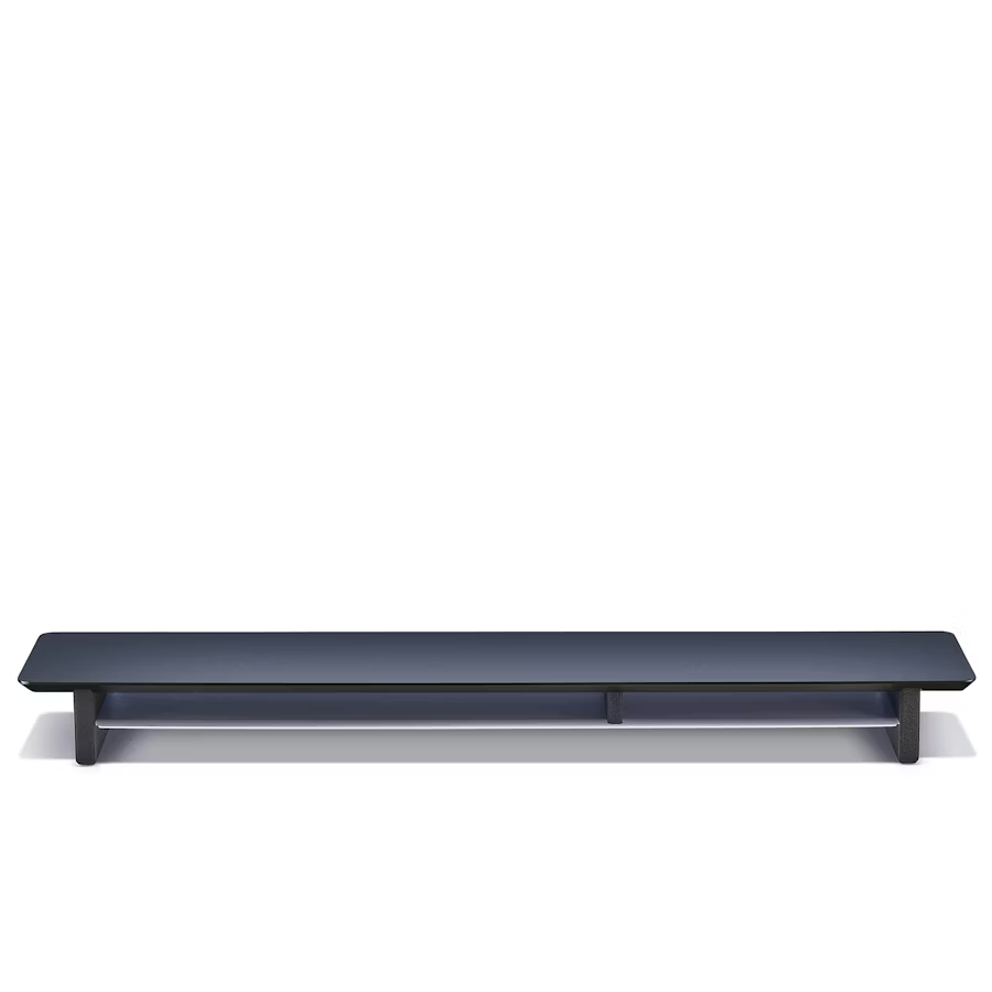 Matte Black Desk Shelf | Modular Ergonomic Monitor Riser & Organizer