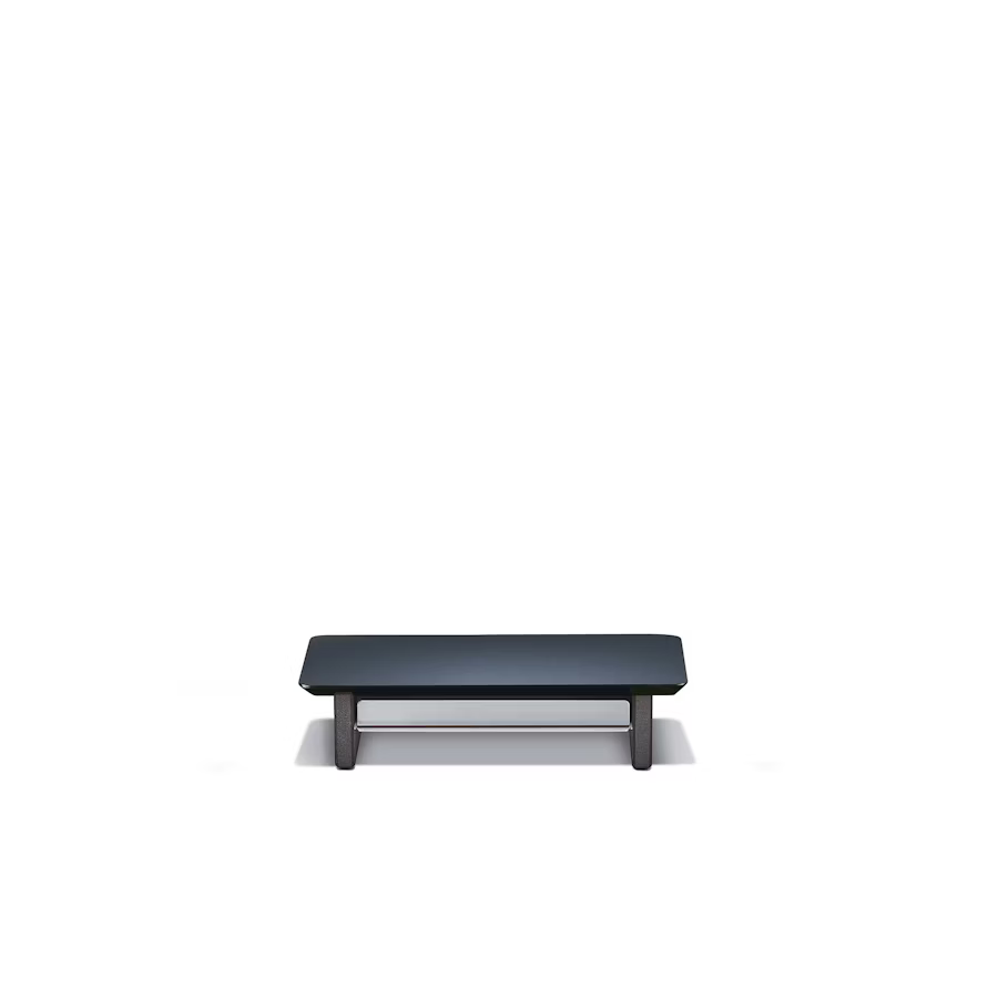 Matte Black Desk Shelf | Modular Ergonomic Monitor Riser & Organizer