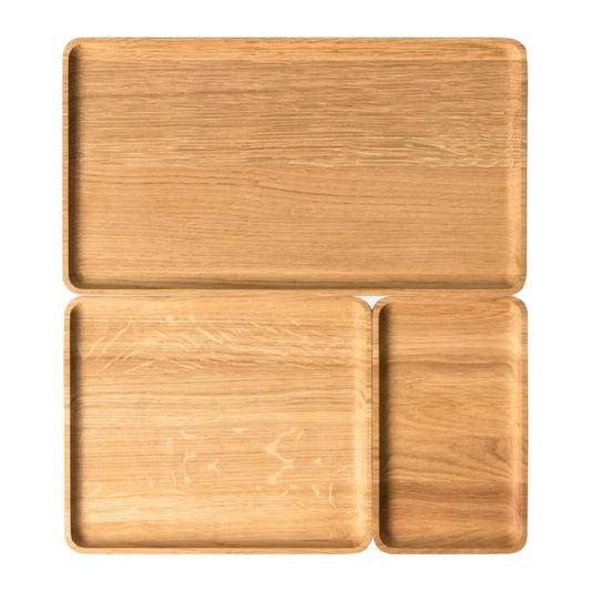Wooden Catchall Tray | Solid Oak Modular Organizer