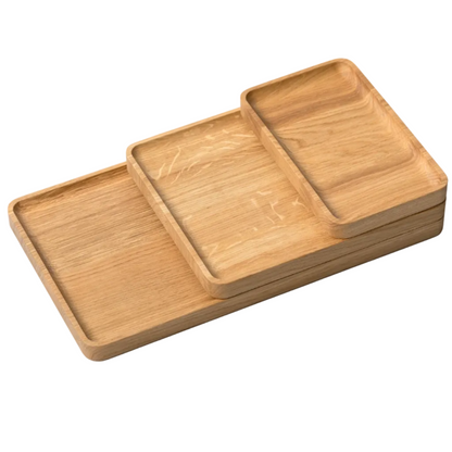 Wooden Catchall Tray | Solid Oak Modular Organizer