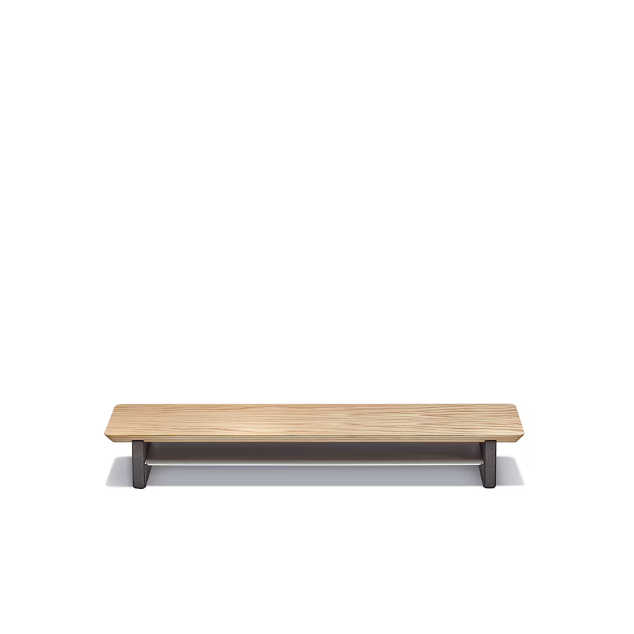 Oak Plywood Desk Shelf | Modular Ergonomic Monitor Riser