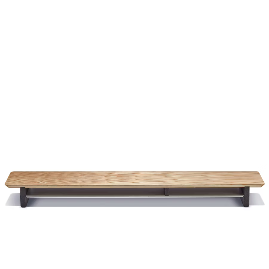 Oak Plywood Desk Shelf | Modular Ergonomic Monitor Riser
