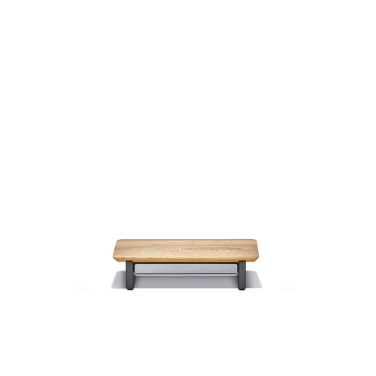 Solid Oak Desk Shelf | Modular Ergonomic Monitor Riser