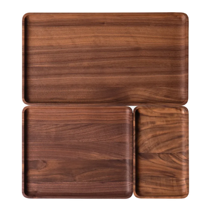 Wooden Catchall Tray | Solid Walnut Modular Organizer