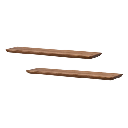 Floating Shelf Bundle | Solid Walnut Minimalist Wall Storage