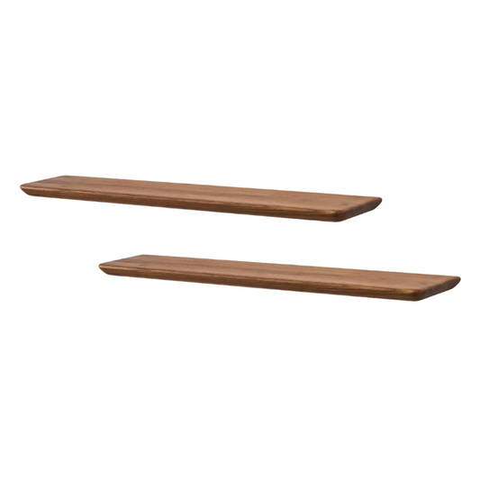 Floating Shelf Bundle | Solid Walnut Minimalist Wall Storage