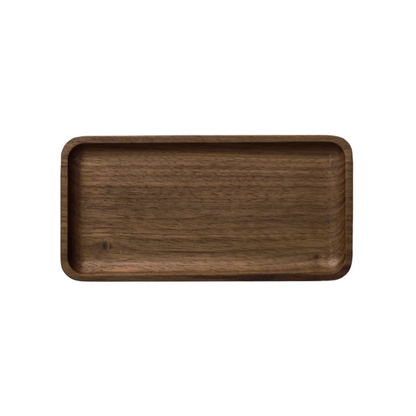 Catchall Tray Mini | Solid Black Walnut Desktop Organizer
