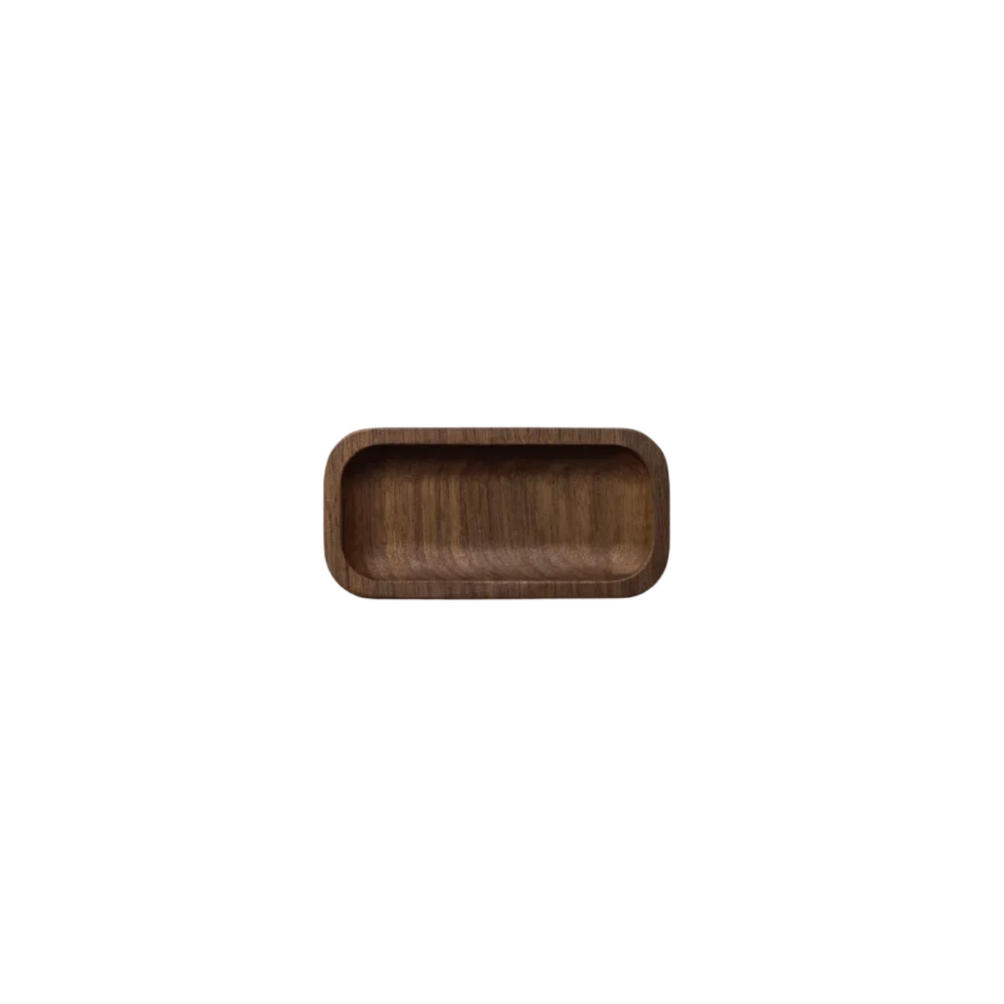 Catchall Tray Mini | Solid Black Walnut Desktop Organizer