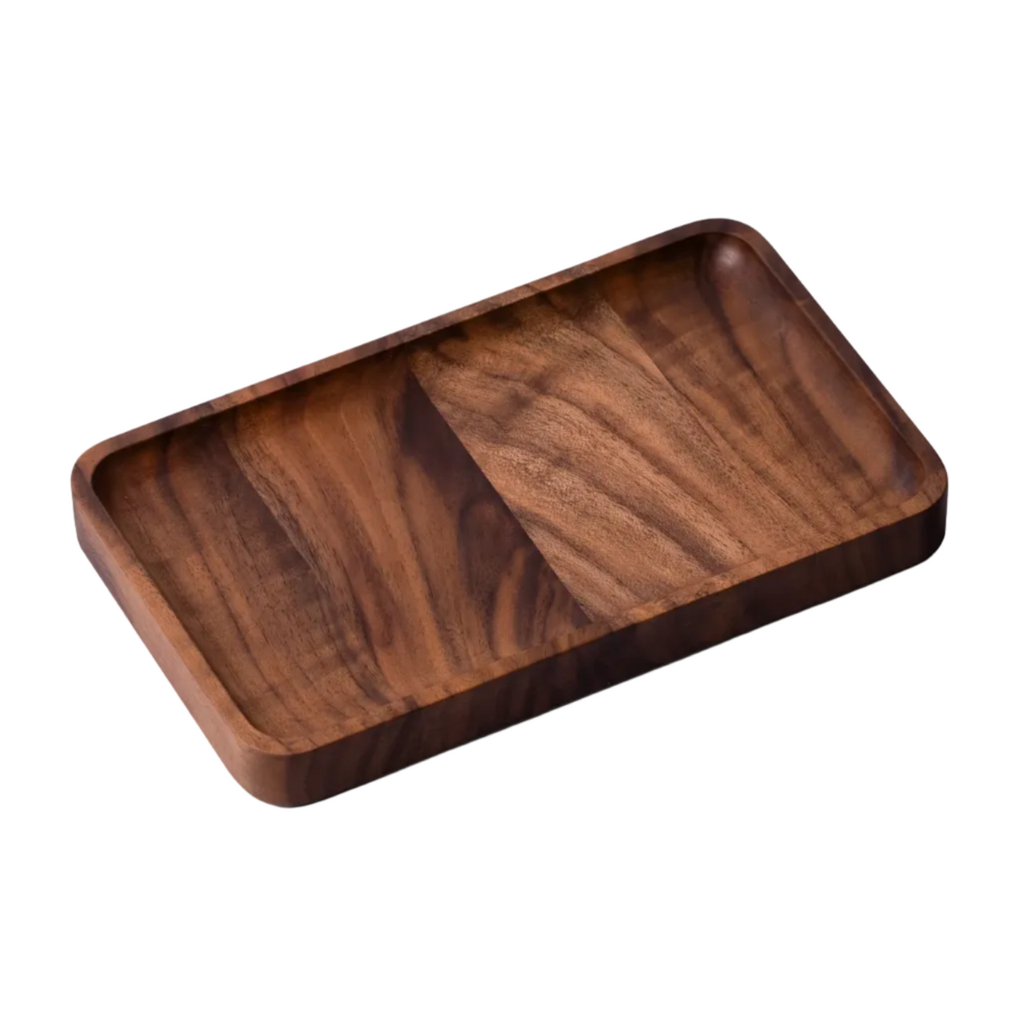 Wooden Catchall Tray | Solid Walnut Modular Organizer