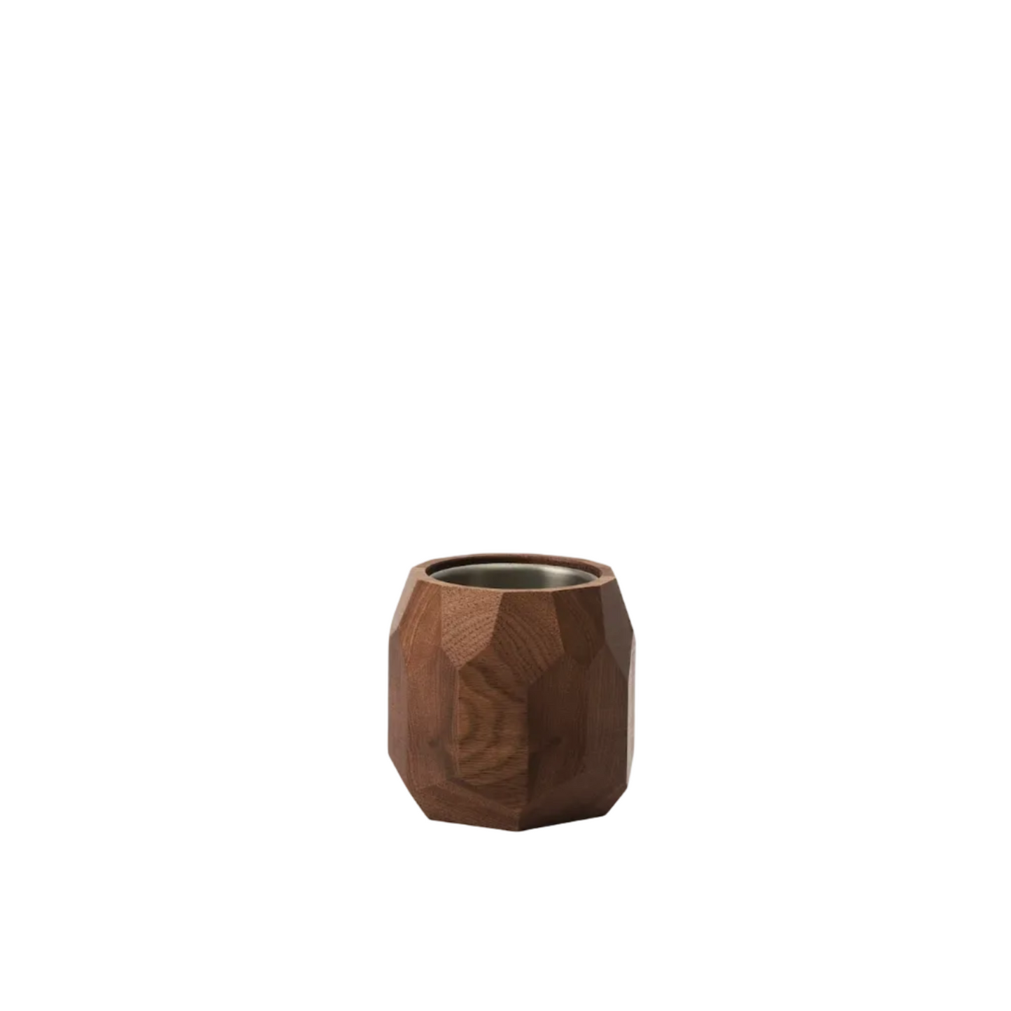 Geometric Pen Pot | Solid Wood Desktop Stationery Holder