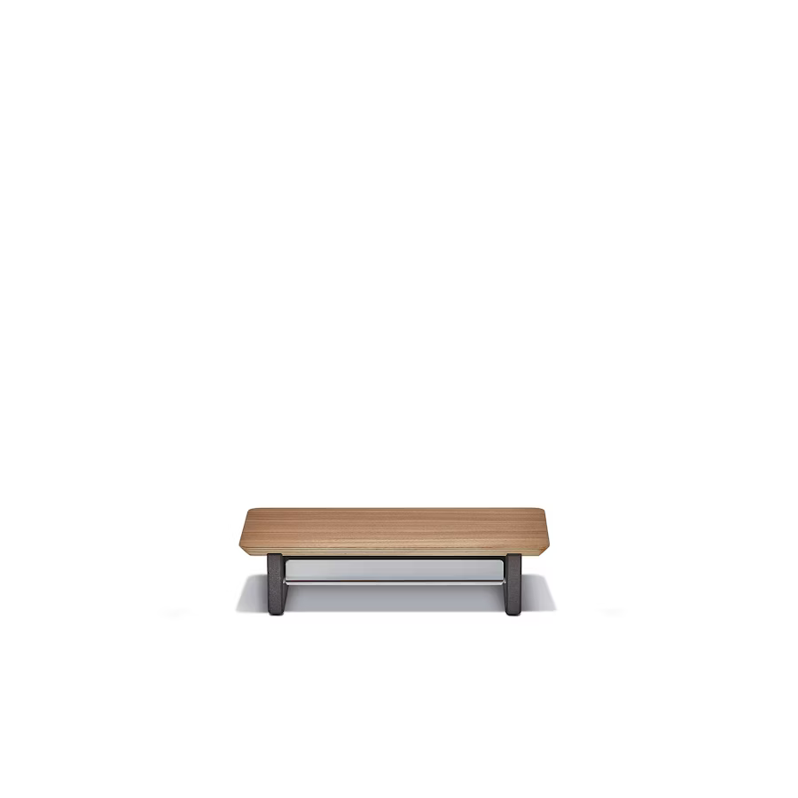 Walnut Plywood Desk Shelf | Modular Ergonomic Monitor Riser