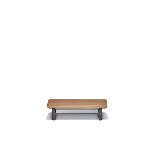 Walnut Plywood Desk Shelf | Modular Ergonomic Monitor Riser