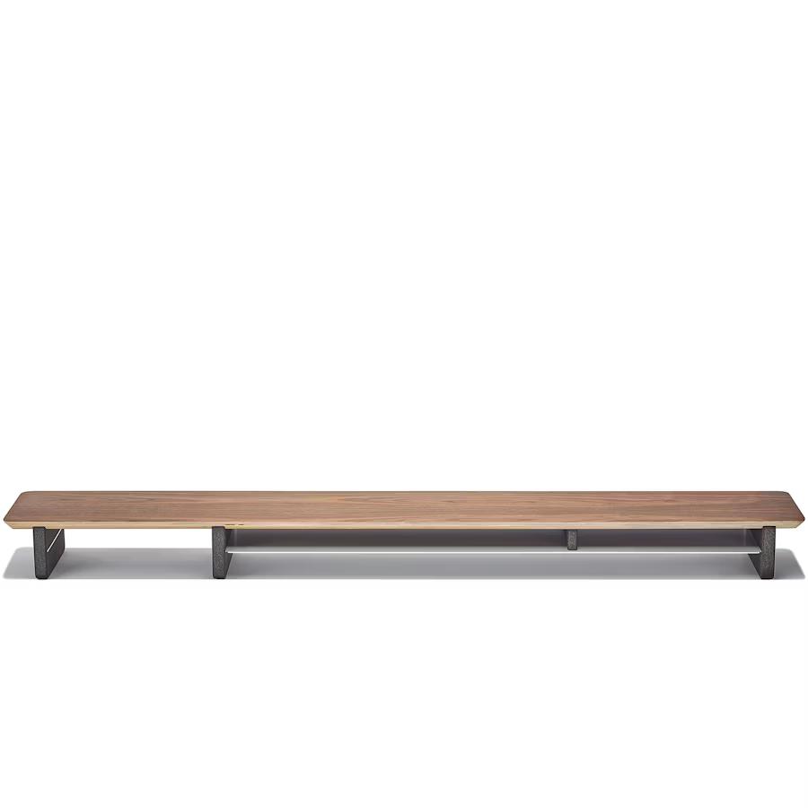Walnut Plywood Desk Shelf | Modular Ergonomic Monitor Riser