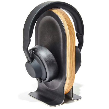 Oak Headphone Stand | Solid White Oak & Steel Display