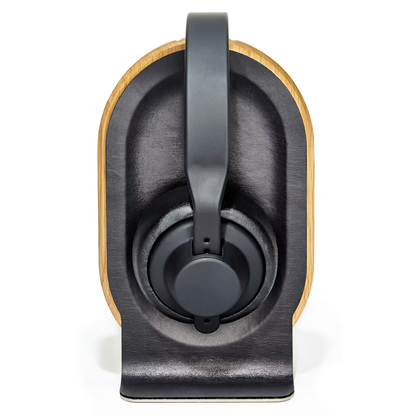 Oak Headphone Stand | Solid White Oak & Steel Display