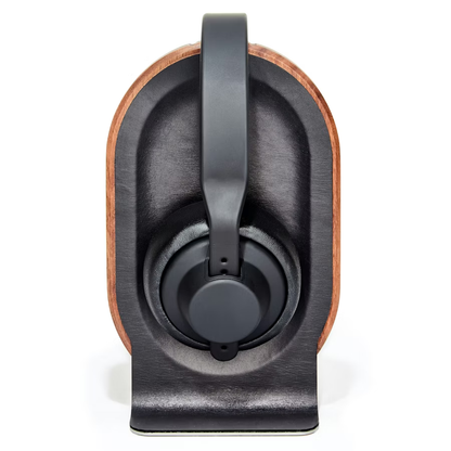 Walnut Headphone Stand | Solid American Walnut & Steel Display