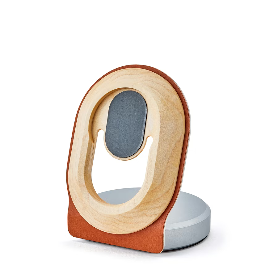 Maple MagSafe Charging Stand | Solid Hardwood & Steel
