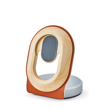 Maple MagSafe Charging Stand | Solid Hardwood & Steel