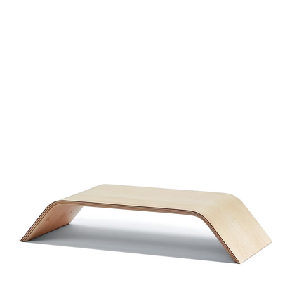 Maple Monitor Stand | Ergonomic Molded Plywood Display Riser